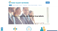 Desktop Screenshot of foodtalentnetwork.com